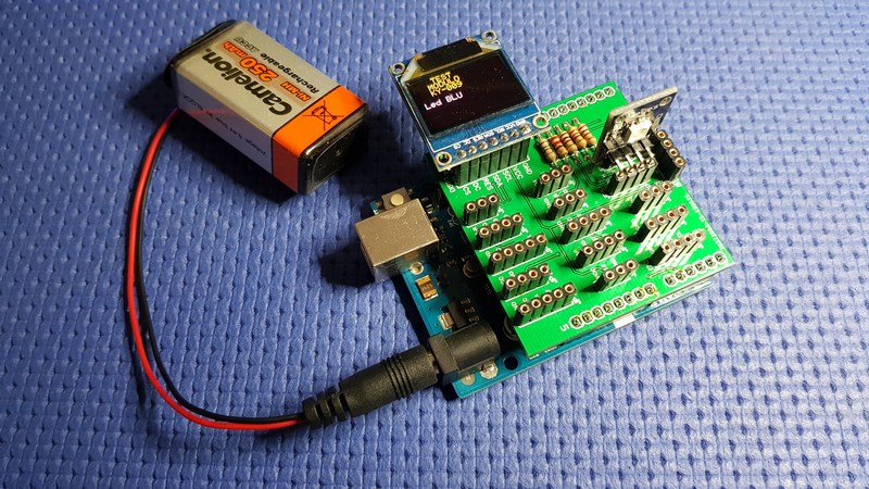 shield testare sensori arduino