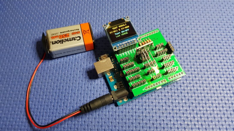 shield testare sensori arduino