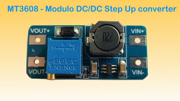 MT3608 step Up converter