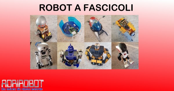 robot componenti fascicoli edicola