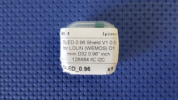 OLED 0.96 Shield Wemos