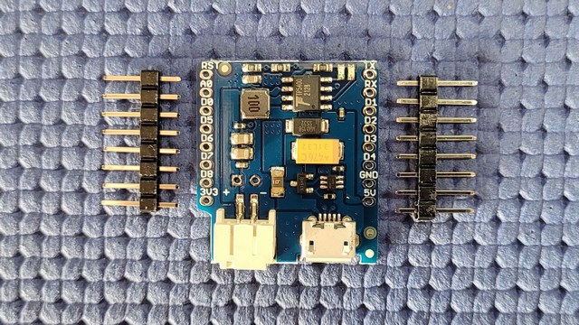 Battery shield V1.3.0 Wemos D1 Mini - pin