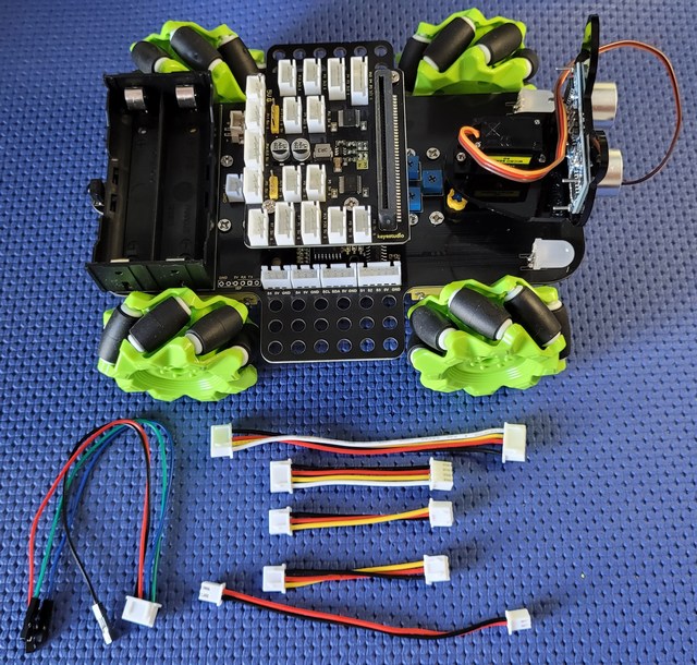 Keyestudio Mecanum Robot montaggio - componenti