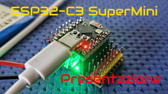 ESP32-C3 SuperMini e Expansion board